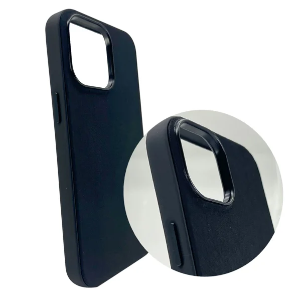 Nettech Apple iPhone 15 Pro Uyumlu NT-N014 Mikro Dokuma Magsafe Arka Koruma Kılıf (Siyah) NT-105060 - 3