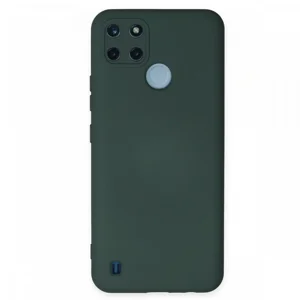 Nettech Realme C25Y Uyumlu Lansman Seri Arka Koruma Kılıf (Yeşil) NT-100161
