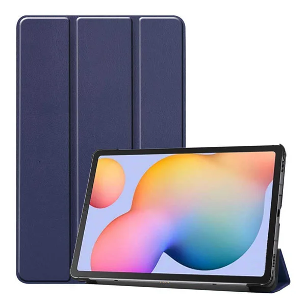 Galaxy Tab A7 Lite T225 Zore Smart Cover Standlı 1-1 Kılıf - Lacivert - 1