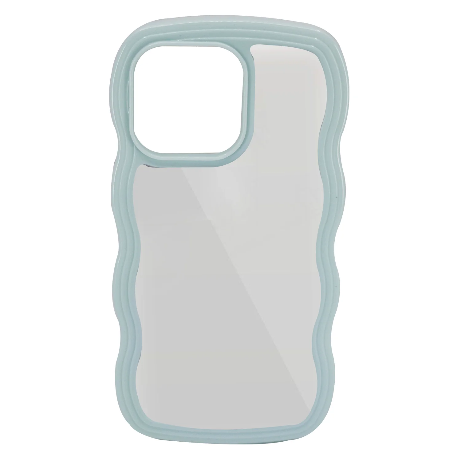 Nettech Apple iPhone 13 Uyumlu Aynalı Seri Arka Koruma Kılıf (Turkuaz) NT-96285