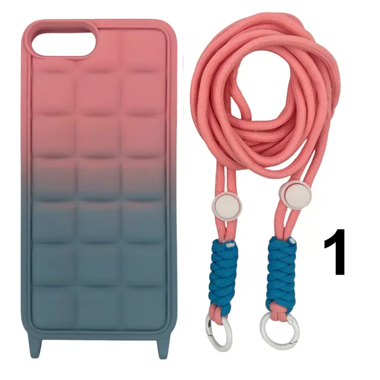 Nettech Apple iPhone 7 Plus Uyumlu NT-N024 Arka Koruma Kılıf (Karışık Renk) NT-106791