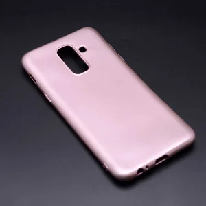 Galaxy J8 Kılıf Zore Premier Silikon Kapak - Rose Gold