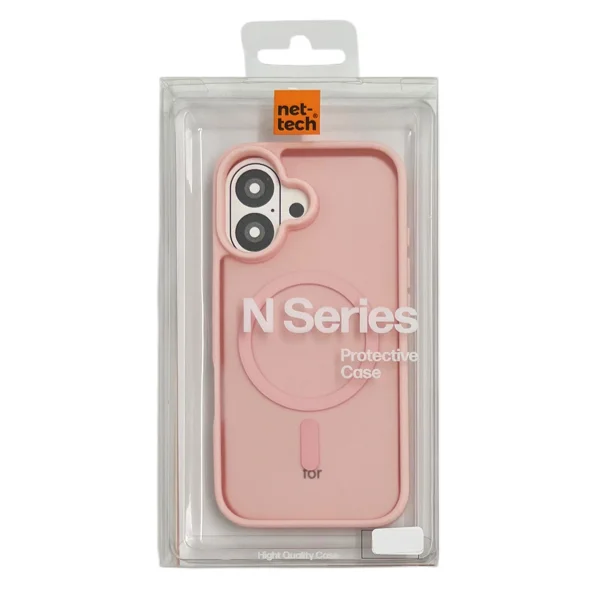 Nettech Apple iPhone 16 Plus Uyumlu NT-N063 Arka Koruma Kılıf (Pembe) NT-111309 - 3