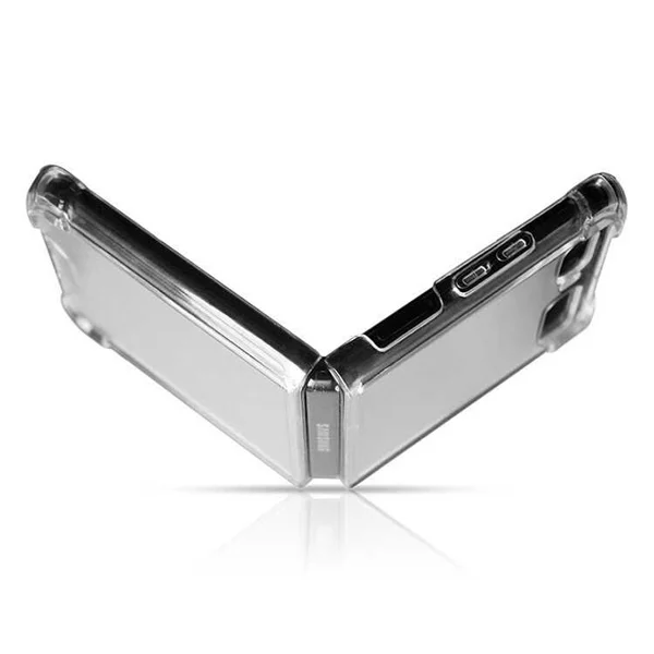 Galaxy Z Flip 3 Kılıf Zore Nitro Anti Shock Silikon - Renksiz - 1