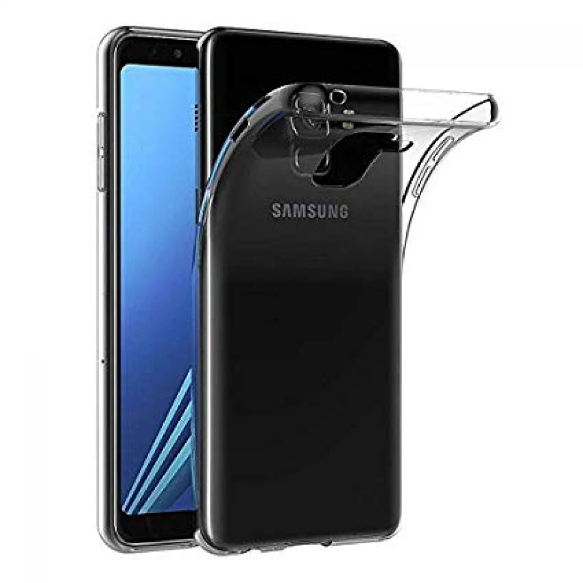 Nettech Samsung Galaxy J610 J6 Plus Uyumlu Tıpalı Şeffaf Seri Arka Koruma Kılıf (Şeffaf) VR-12140