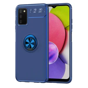 Galaxy A03s Kılıf Zore Ravel Silikon Kapak - Mavi
