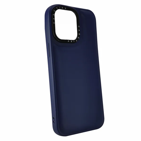 Nettech Apple iPhone 14 Pro Max Uyumlu Casetify Buff Seri Arka Koruma Kılıf (Lacivert) NT-97489 - 2