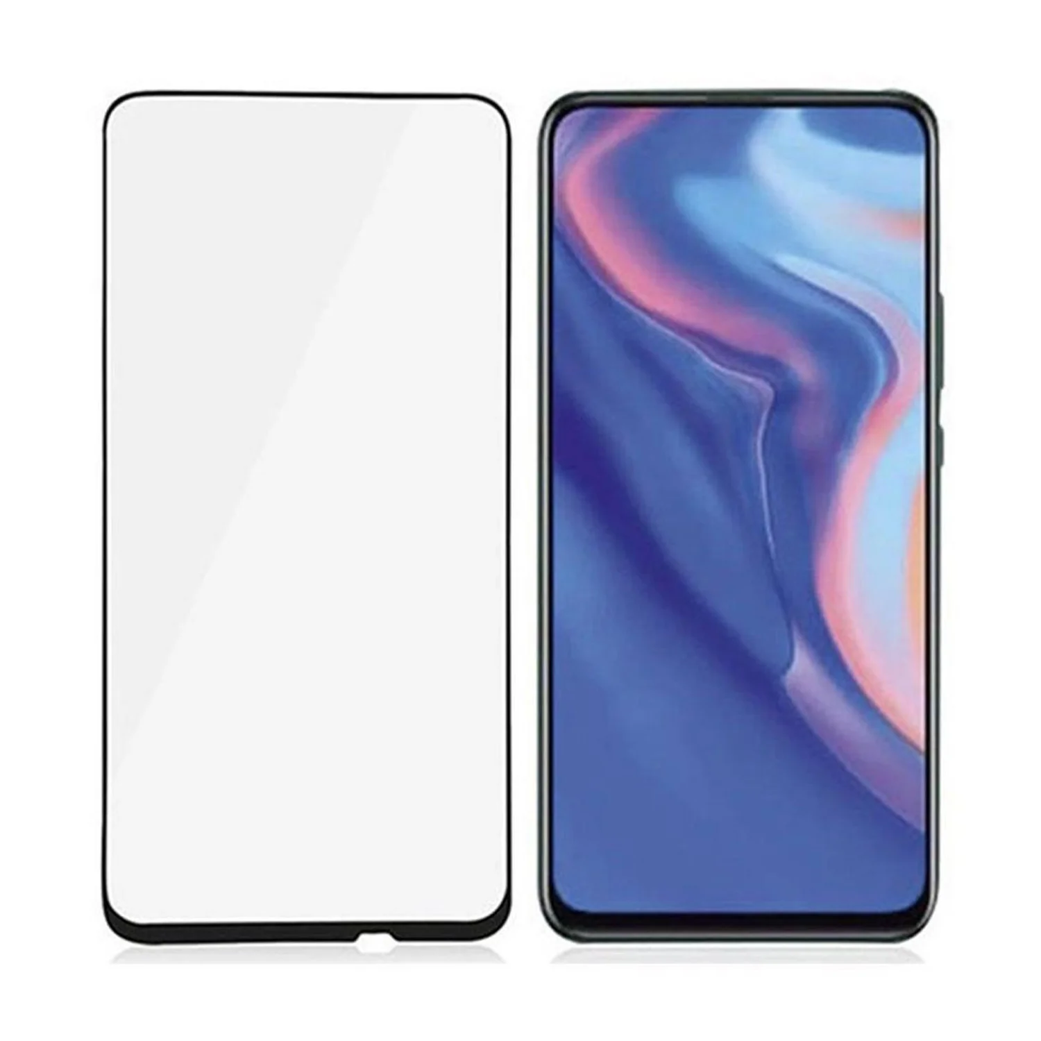 Nettech Huawei Y9 Prime 2019 Uyumlu Ön Koruma Seramik Nano Ekran Koruyucu (Siyah) NT-82058