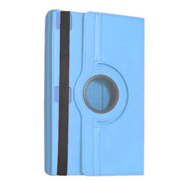 Nettech Tcl Tab 10S Uyumlu 3 Kameralı Döner Standlı Kapaklı Kılıf (Mavi) NT-104389 - 1