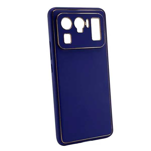 Nettech Xiaomi Mi 11 Ultra Uyumlu Coco Leather Seri Arka Koruma Kılıf (Mor) NT-99704 - 2