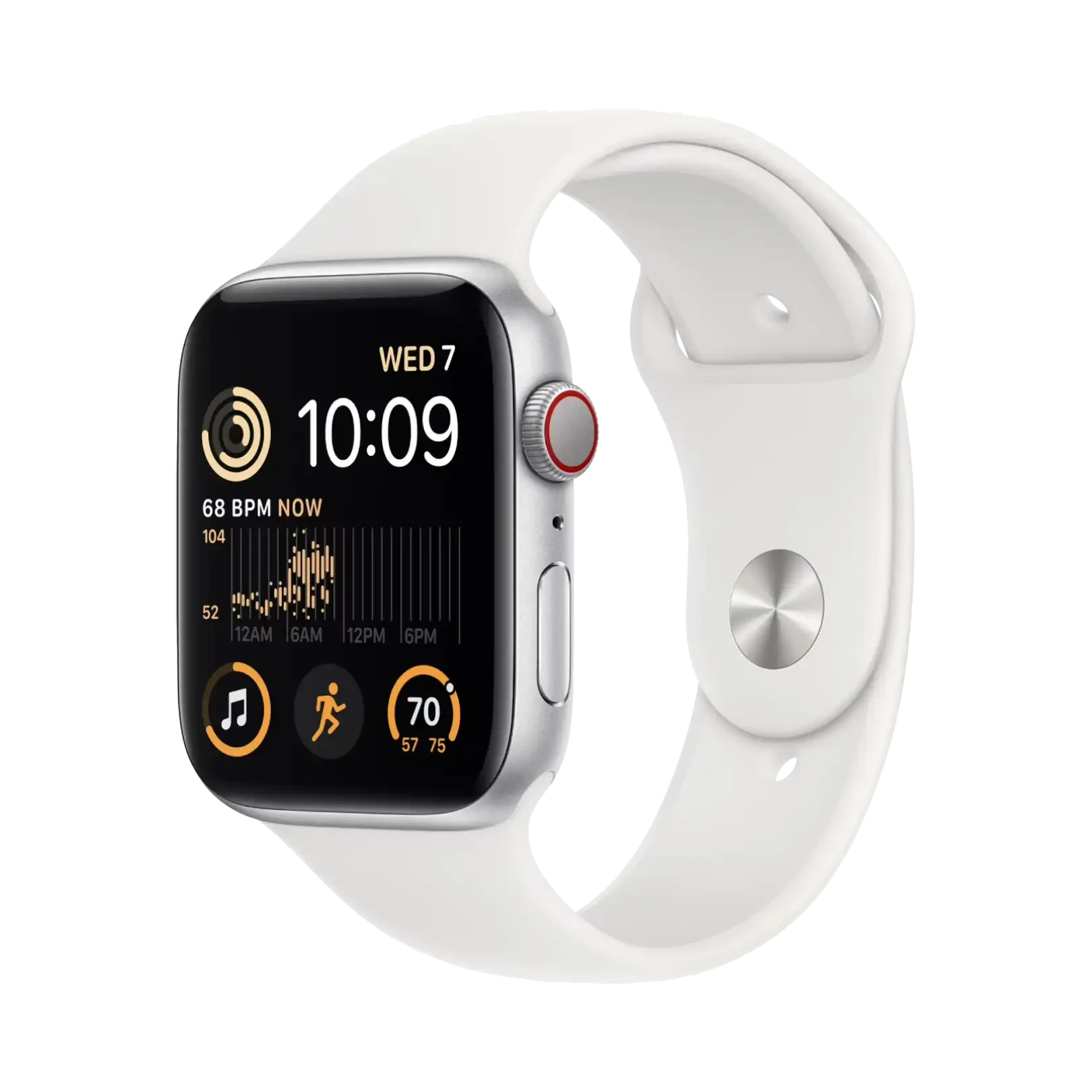 Apple Watch SE 2 - Alüminyum - 44mm - GPS + Cellular - Gümüş