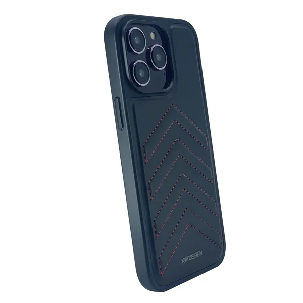 Nettech Apple iPhone 14 Pro Uyumlu Lynko Co Deri Seri Arka Koruma Kılıf (Siyah) NT-101719 - 2