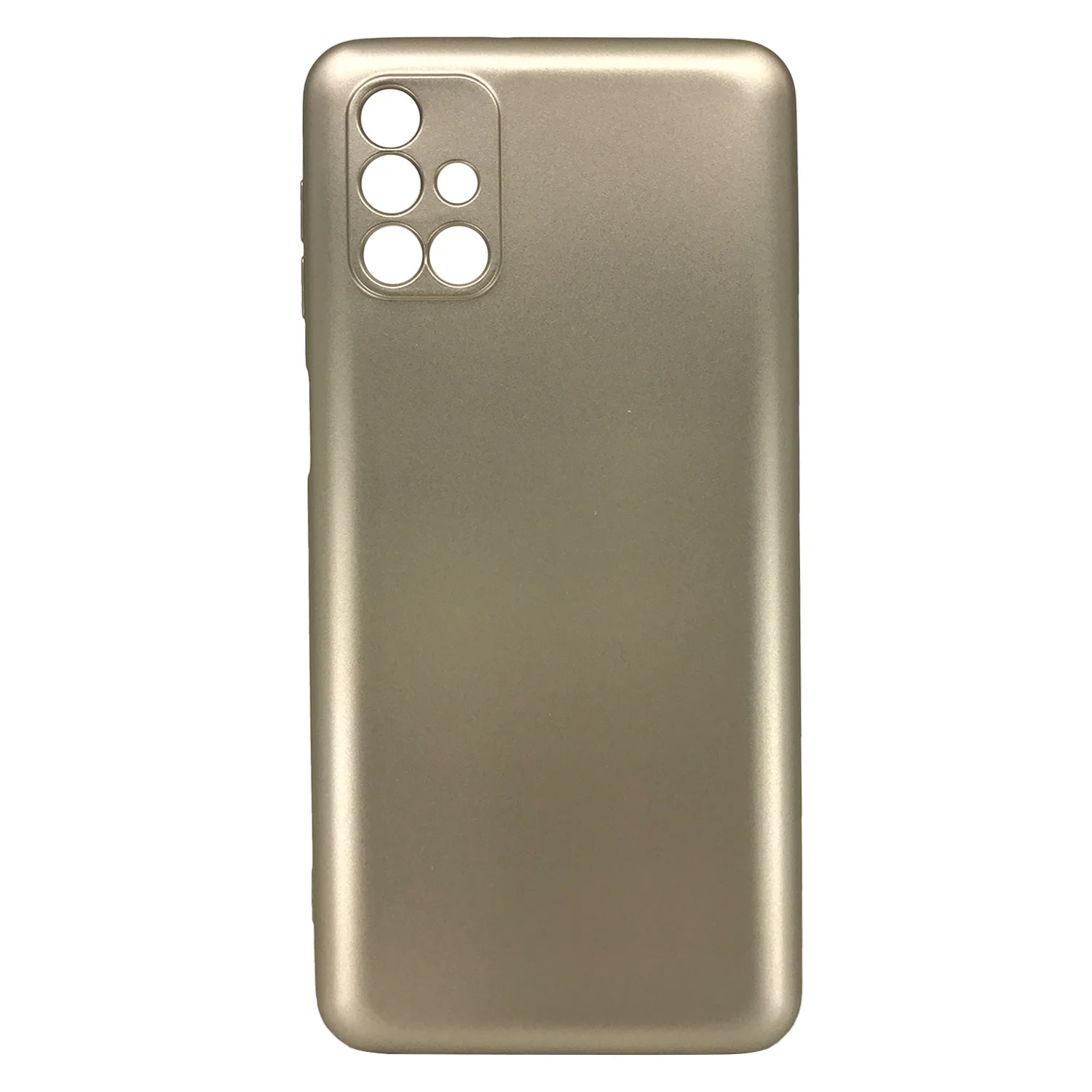 Nettech Samsung Galaxy M31S Uyumlu Suide Arka Koruma Kılıf (Gold) NT-83558