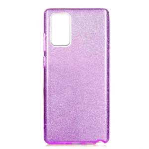 Galaxy Note 20 Kılıf Zore Shining Silikon - Mor