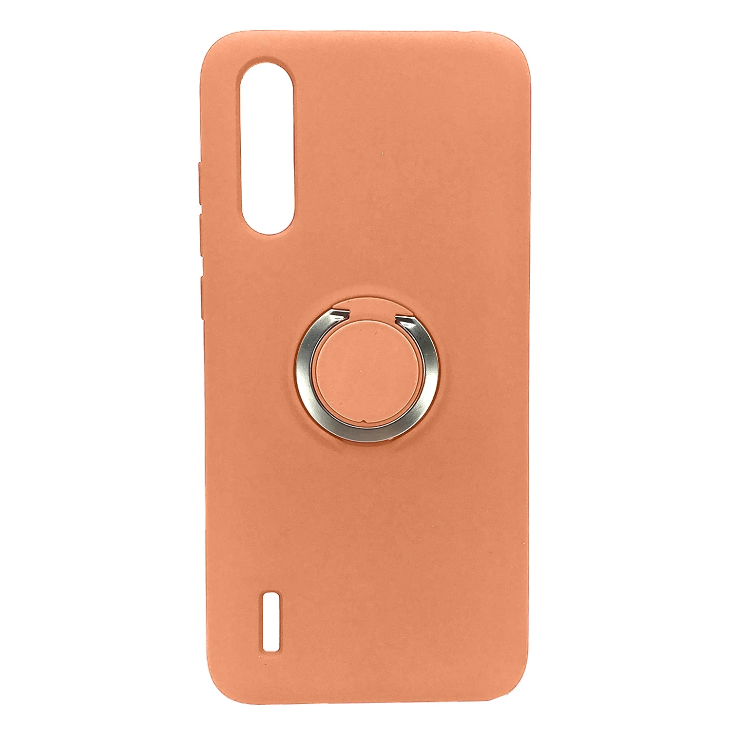 Nettech Xiaomi Mi A3 Lite Uyumlu Nano Ring Arka Koruma Kılıf (Turuncu) NT-81848