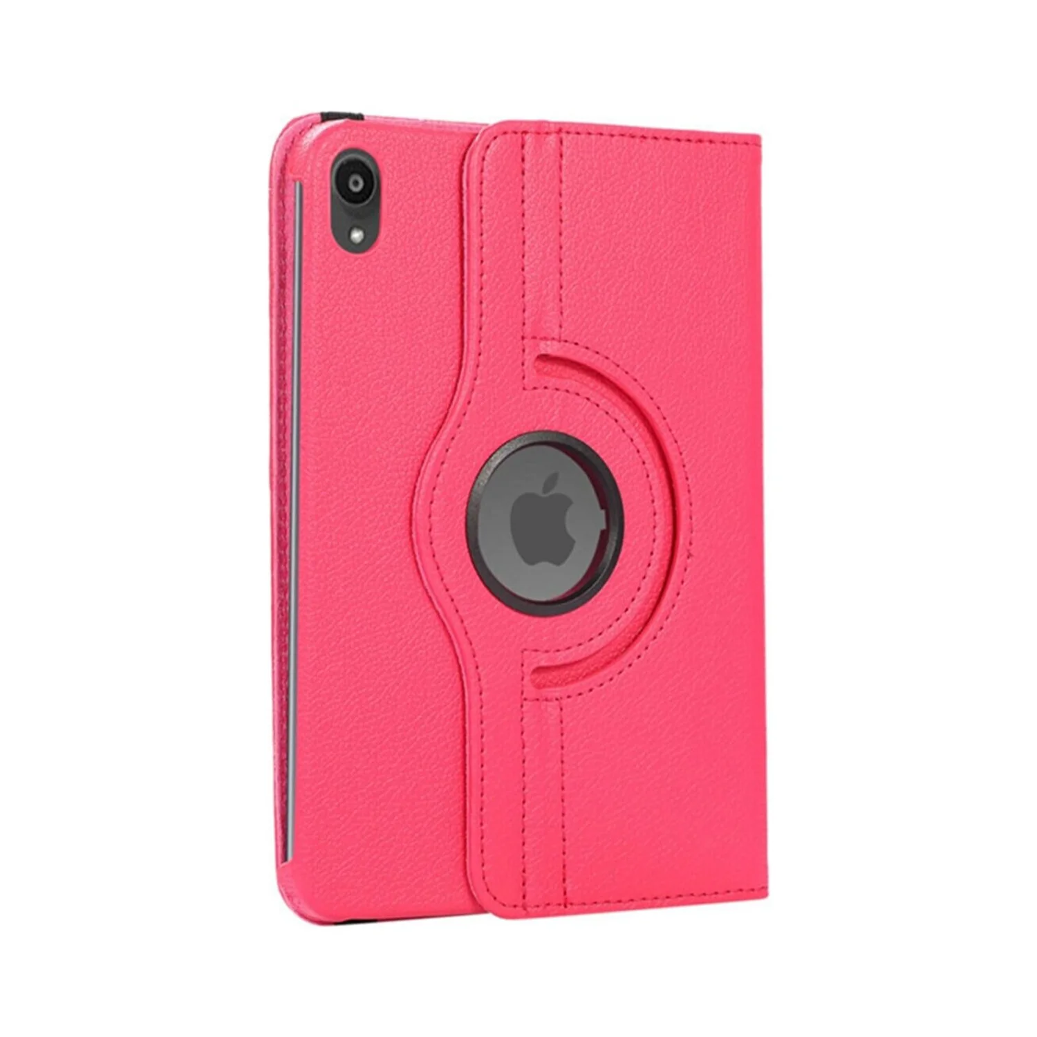 Nettech Apple iPad Mini 6 (MK8C3TU/A) Uyumlu 360 Kapaklı Kılıf (Pembe) NT-92972