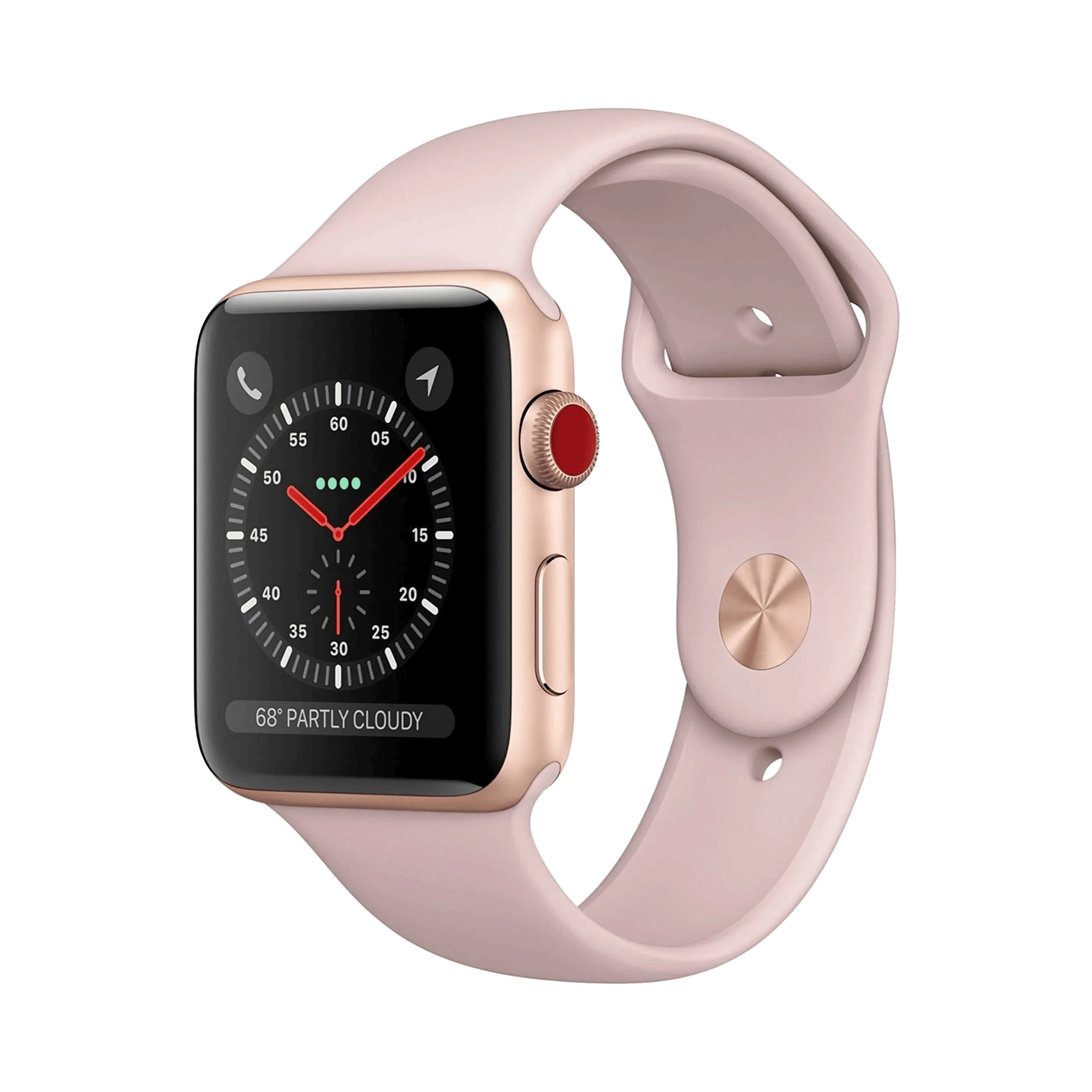 Apple Watch Series 3 - Alüminyum - 42mm - Cellular - Altın