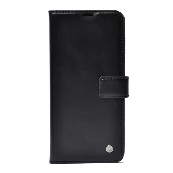 Galaxy S20 Plus Kılıf Zore Kar Deluxe Kapaklı Kılıf - Siyah - 1