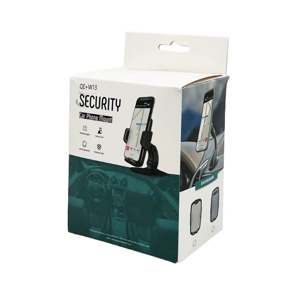 Nettech QE-W13 Araç içi Araç Camı Etkili Telefon Tutucu (Siyah) NT-109310 - 2