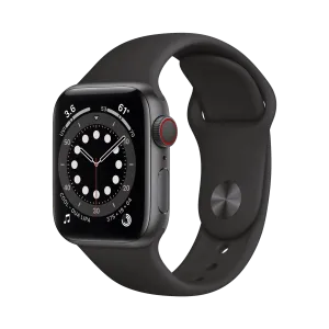 Apple Watch Series 6 - Alüminyum - 40mm - Cellular - Gece yarısı
