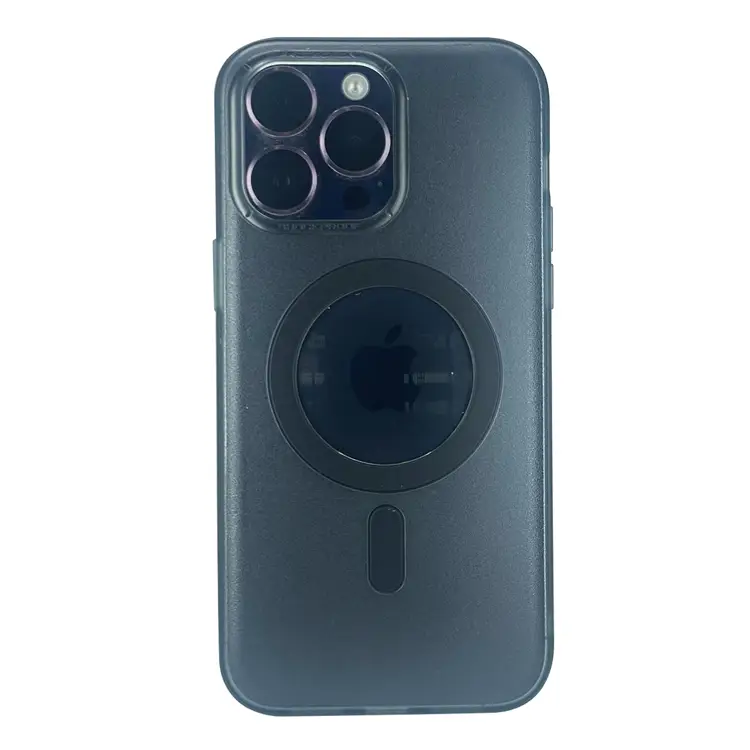 Nettech Apple iPhone 14 Pro Uyumlu Mega Magsafe Arka Koruma Kılıf (Siyah) NT-98007