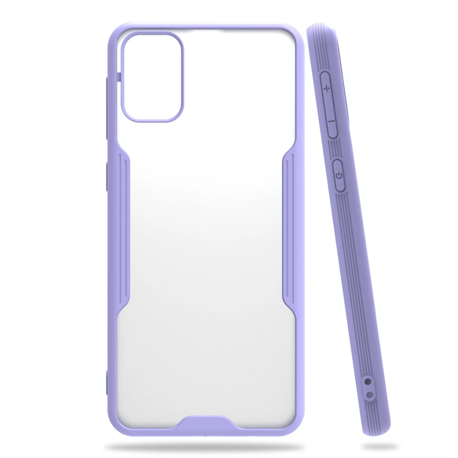 Nettech Samsung Galaxy M21 Uyumlu Platin Seri Arka Koruma Kılıf (Lila) NT-86603