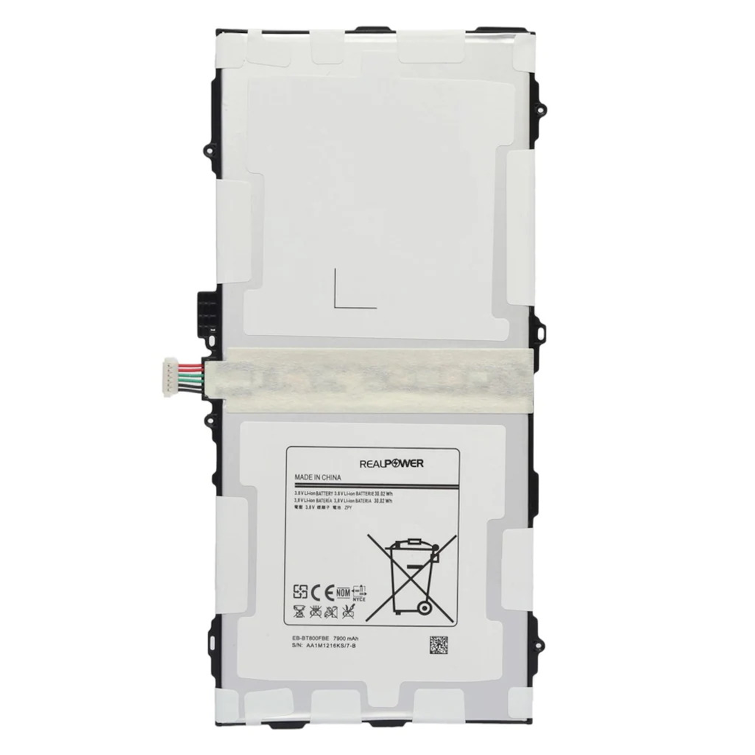 Teknonet Samsung Galaxy T800 Tab S 10.5 Uyumlu Nettech 7812 mAh Batarya NT-96511
