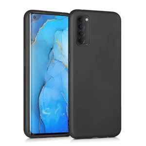 Nettech Oppo Reno 4 Pro Uyumlu Nano Arka Koruma Kılıf (Siyah) NT-90033