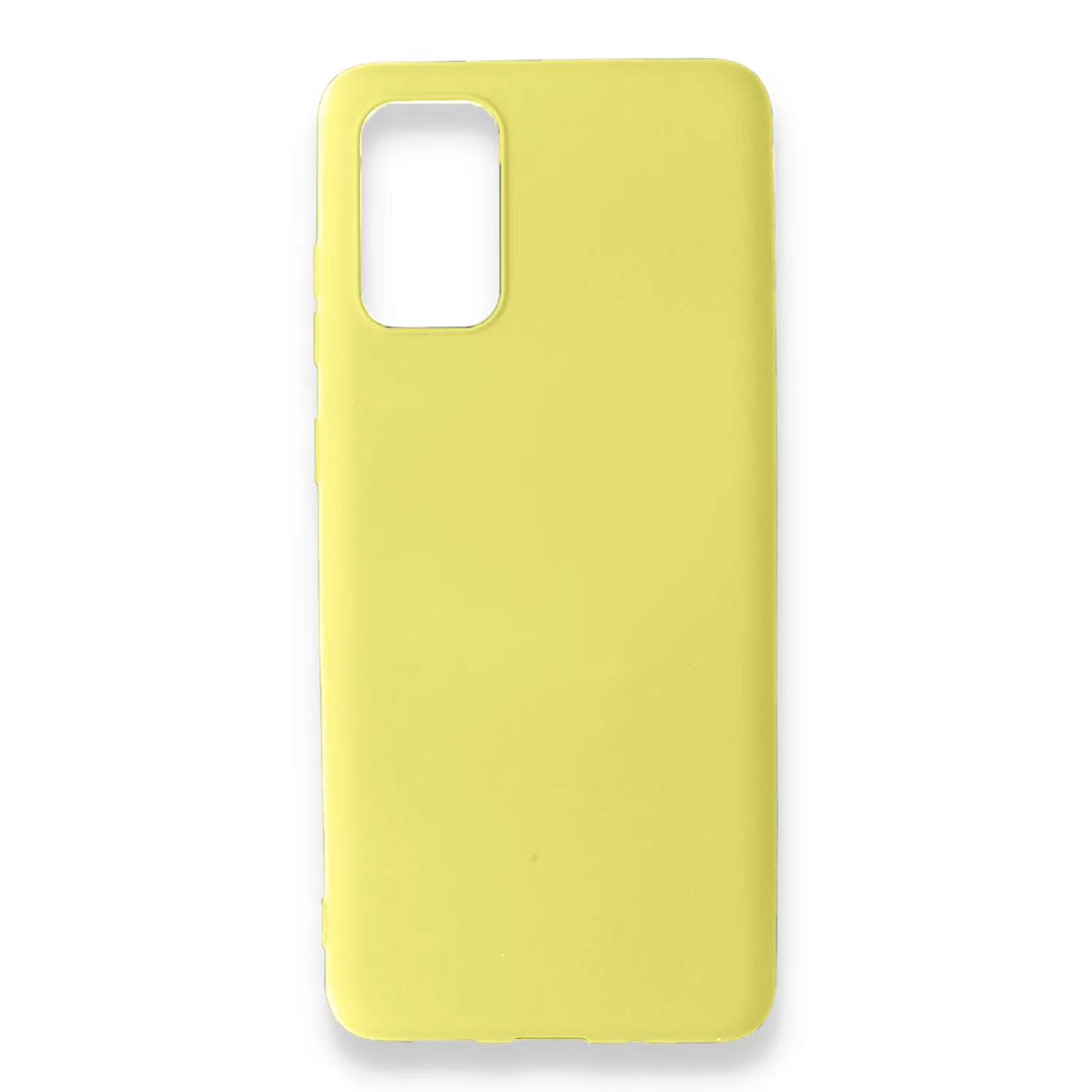 Nettech Samsung Galaxy S20 Plus Uyumlu Nano Arka Koruma Kılıf (Sarı) NT-87437