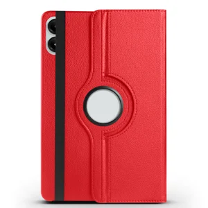 Xiaomi Redmi Pad Pro Zore Dönebilen Standlı Kılıf - Kırmızı