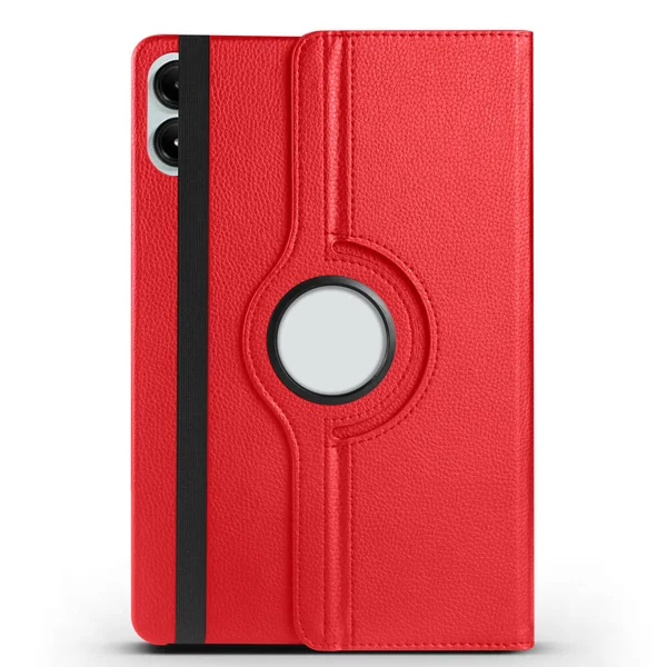 Xiaomi Redmi Pad Pro Zore Dönebilen Standlı Kılıf - Kırmızı - 1