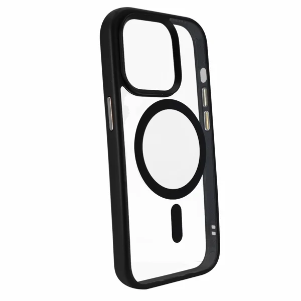Nettech Apple iPhone 14 Pro Uyumlu Orjin Case MagSafe Manyetik Arka Koruma Kılıf (Siyah) NT-96724 - 2