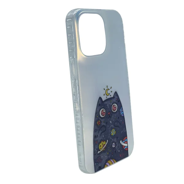 Nettech Apple iPhone 12 Pro Uyumlu Hologram Baskılı Arka Koruma Kılıf (Çeşitli Desen) NT-103736