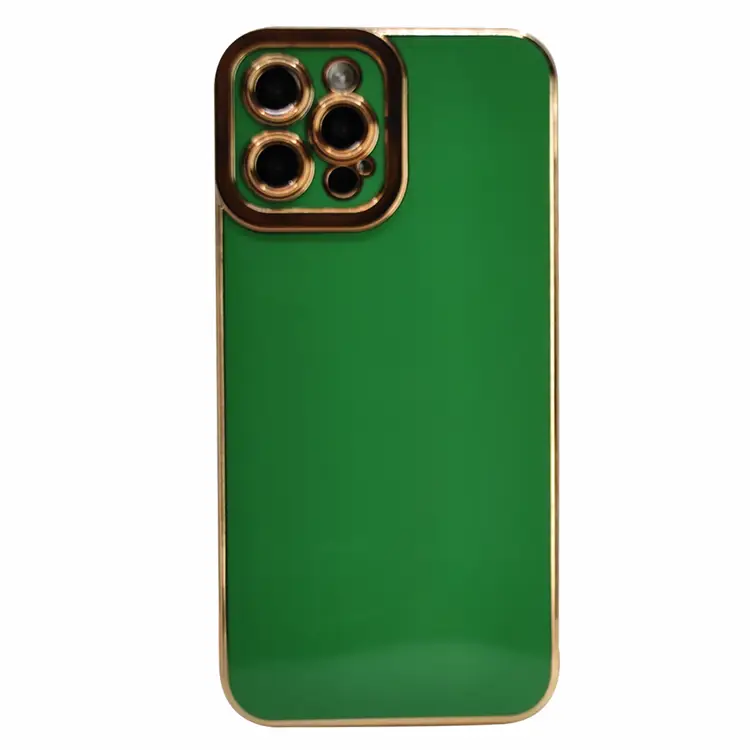 Nettech Apple iPhone 12 Pro Max Uyumlu Lüx Soft Seri Arka Koruma Kılıf (Yeşil) NT-97123