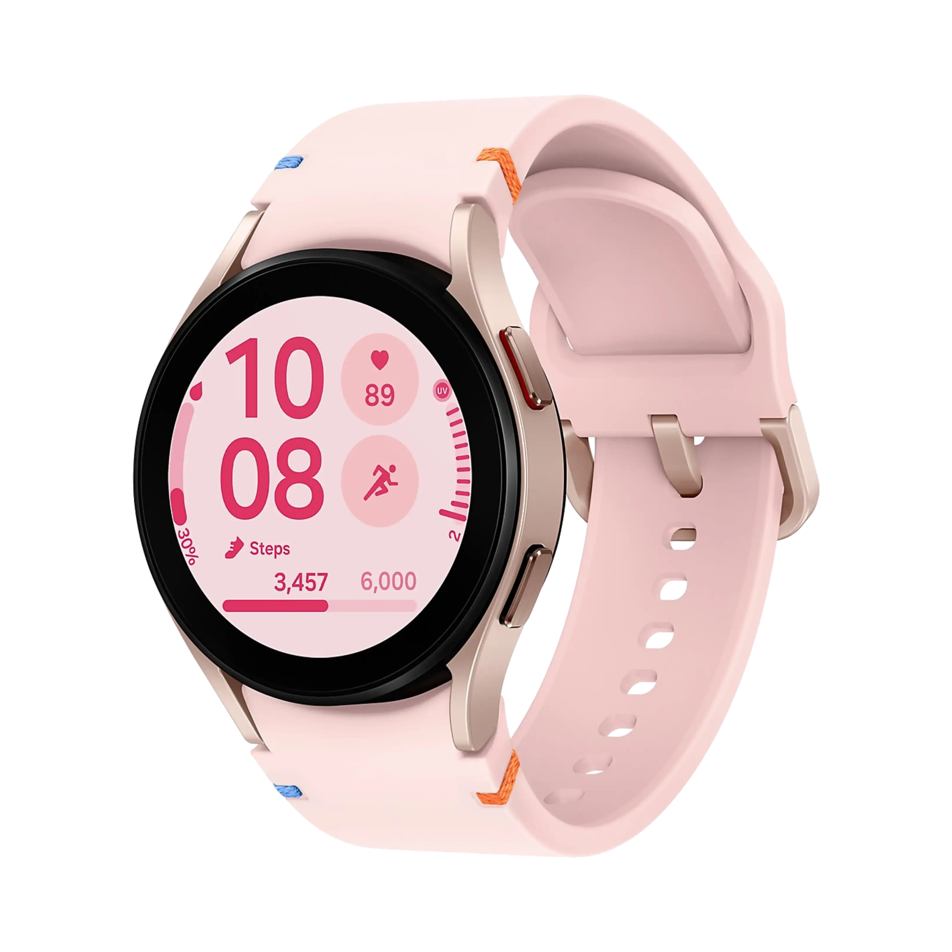 Samsung Galaxy Watch FE - Alüminyum - 40 mm - Bluetooth Wi-Fi - Pembe Altın