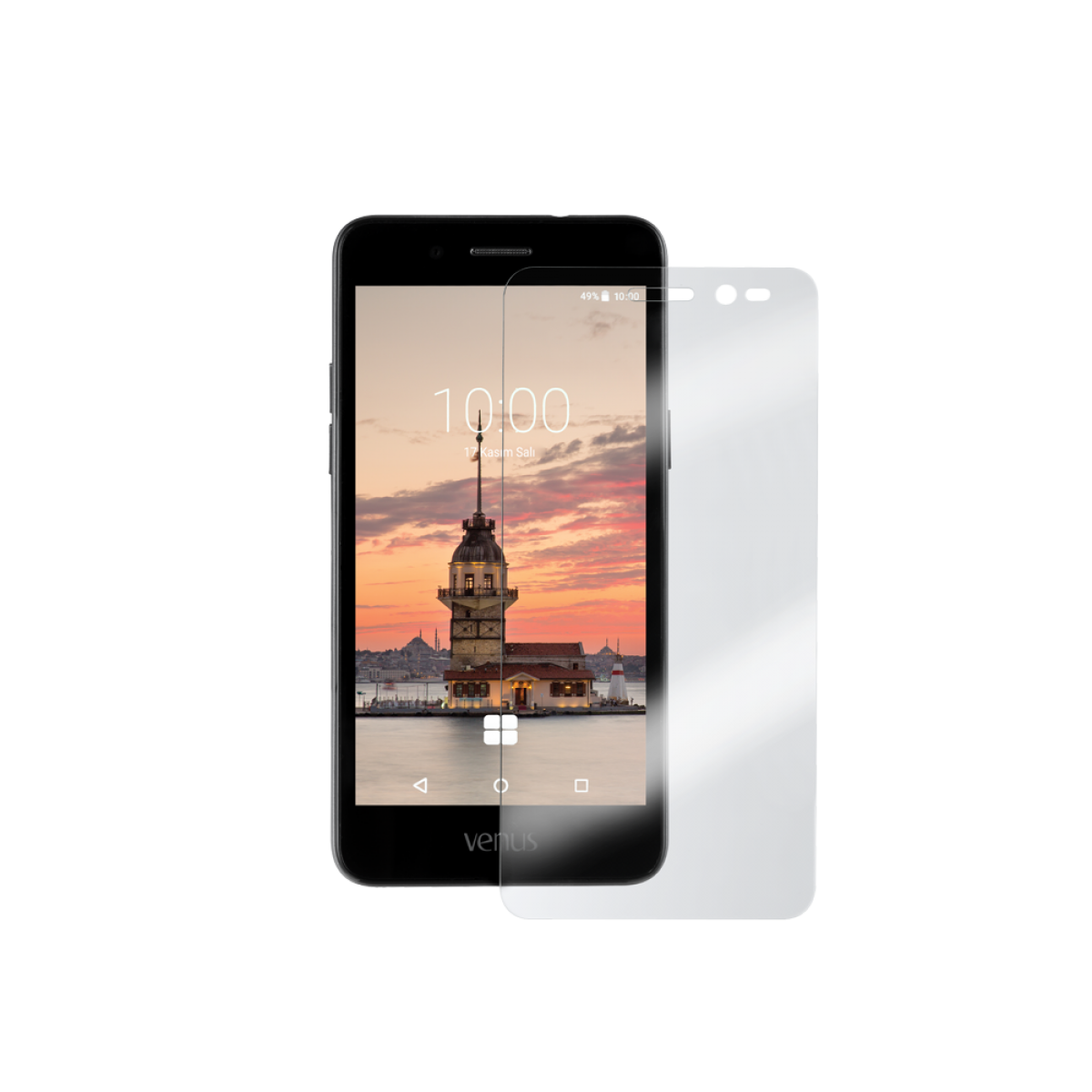 Nettech Vestel Venüs V3 5010 Uyumlu Ön Koruma Cam Ekran Koruyucu NT-13540
