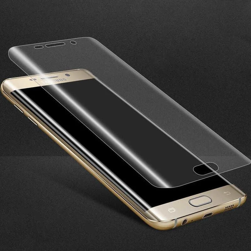 Galaxy S7 Edge Zore Süper Pet Ekran Koruyucu Jelatin - Renksiz