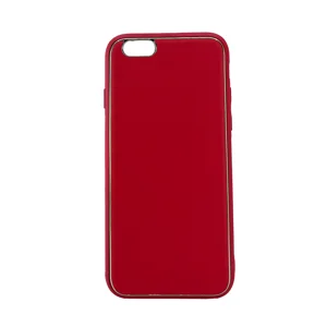Nettech Apple iPhone 6S Uyumlu Coco Leather Seri Arka Koruma Kılıf (Kırmızı) NT-99767