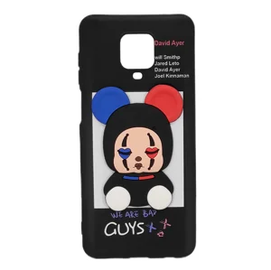 Nettech Xiaomi Redmi Note 9 Pro Uyumlu Three D Case Seri Arka Koruma Kılıf (Siyah) NT-95101