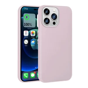 Apple iPhone 15 Pro Max Kılıf Zore Premier Silikon Kapak - Rose Gold