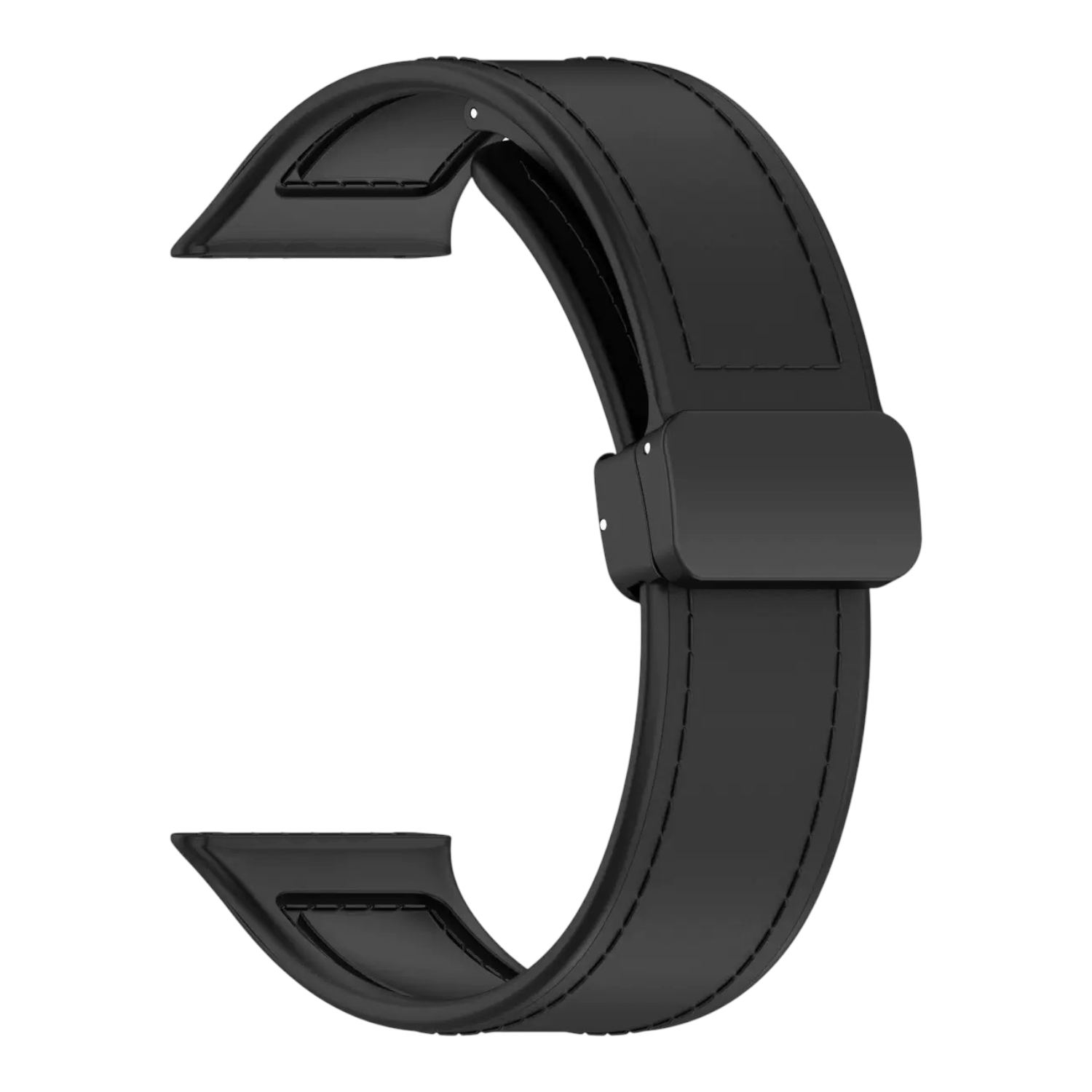 Nettech Apple Watch Seri 44/42 mm Uyumlu Deri Kordon (Siyah) NT-115486