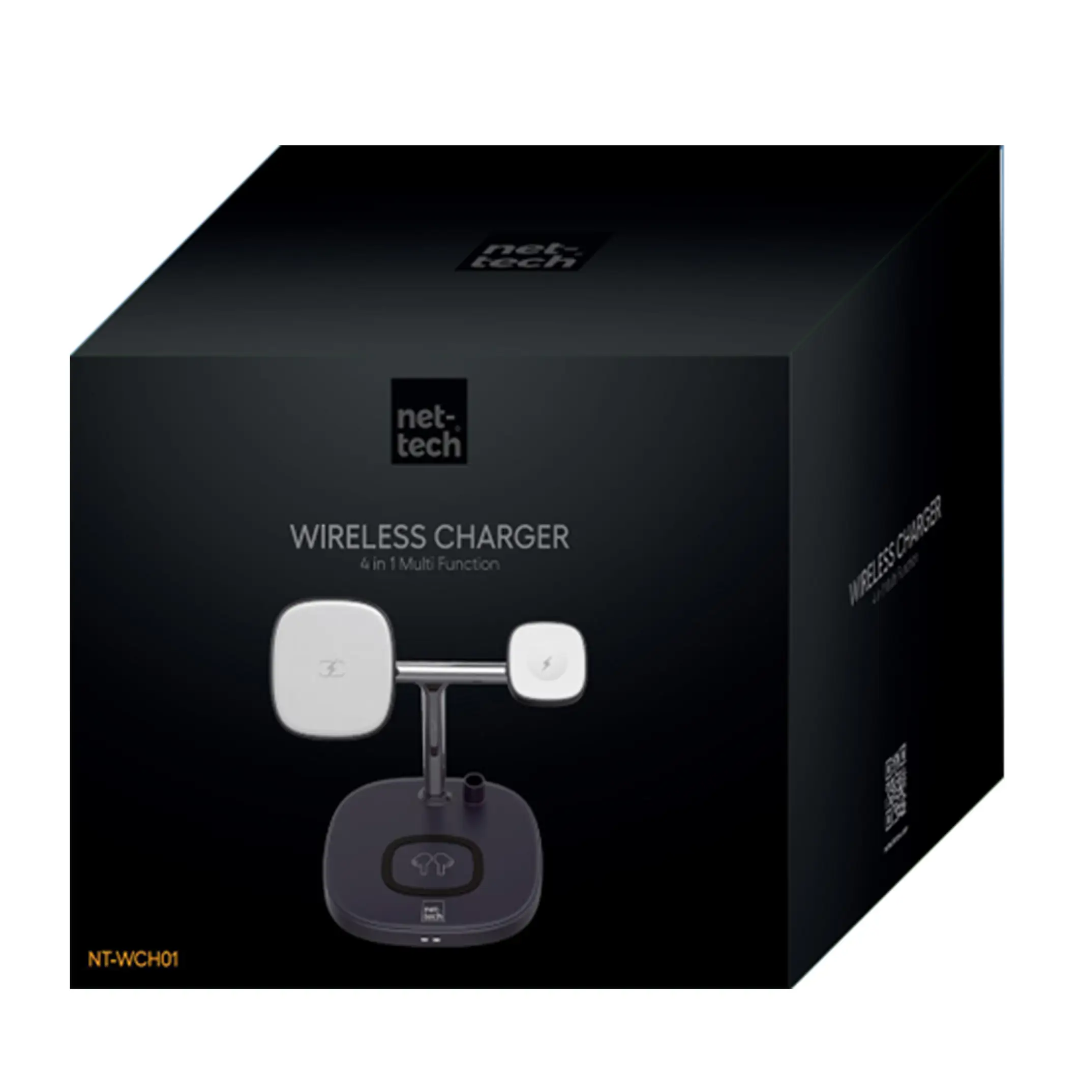 Nettech NT-WCH01 22.5W Kablosuz Wireless Şarj (Siyah) NT-WCH01