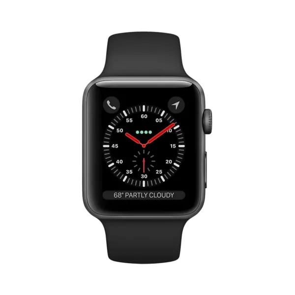 Apple Watch Series 3 - Alüminyum - 38mm - GPS - Gece yarısı - 2