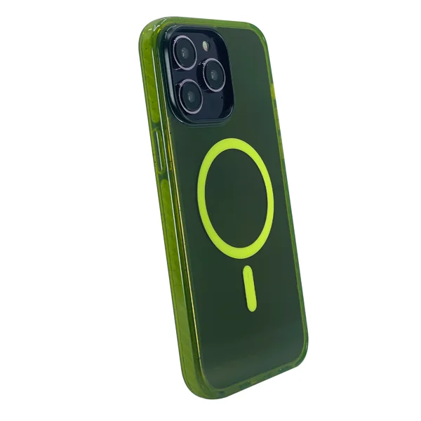 Nettech Apple iPhone 13 Pro Max Uyumlu Locik Magsafe Arka Koruma Kılıf (Yeşil) NT-103149 - 2