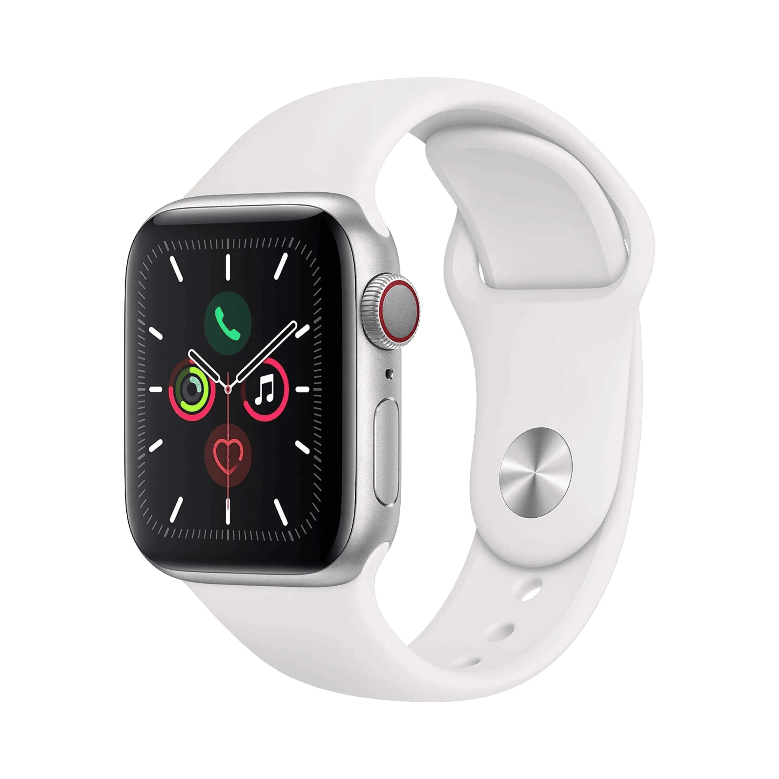Apple Watch Series 5 - Alüminyum - 40mm - Cellular - Gümüş