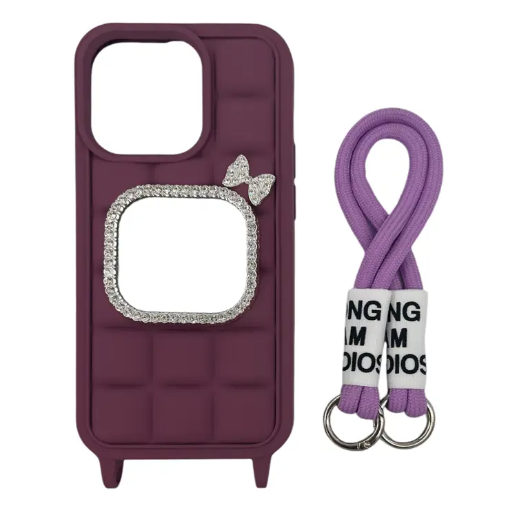 Nettech Apple iPhone 14 Pro Uyumlu NT-N026 Aynalı Arka Koruma Kılıf (Mor) NT-106824