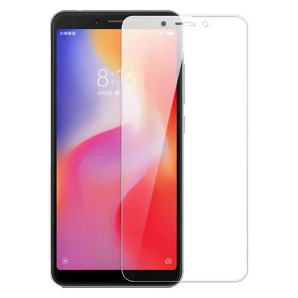 Nettech Xiaomi Redmi 6 Uyumlu Ön Koruma Cam Ekran Koruyucu (Şeffaf) VR-20580