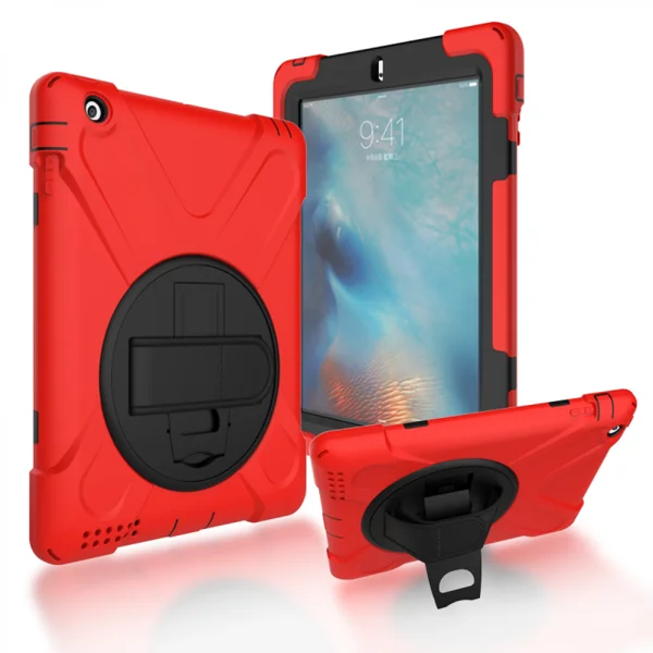 Nettech Apple iPad 4 Uyumlu Sport Seri Arka Koruma (Kırmızı) VR-13955 - 3