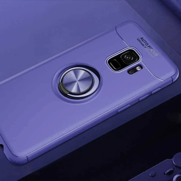 Galaxy S9 Kılıf Zore Ravel Silikon Kapak - Mavi - 1