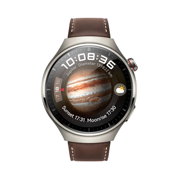 Huawei Watch 4 Pro Classic - Titanyum - 47mm - Cellular - Koyu Kahverengi - 2